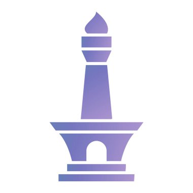 Modern yapı simgesinin vektör illüstrasyonu