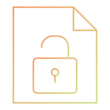 Kilit simgesi. düz dizayn biçimi 10