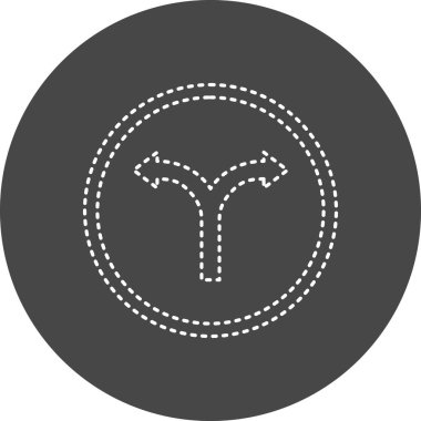 vector illustration of Split sign icon