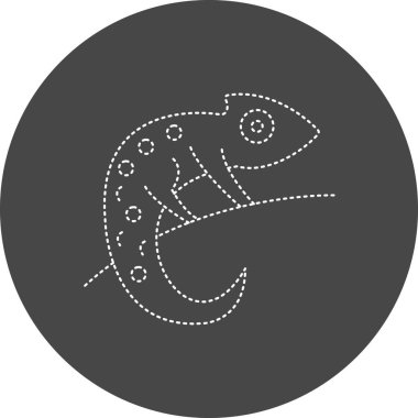 vector illustration of Chameleon icon