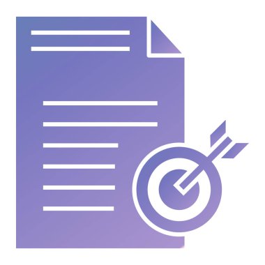 belge simgesi, vektör çizimi