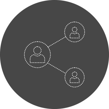 Ağ simgesinin vektör illüstrasyonu