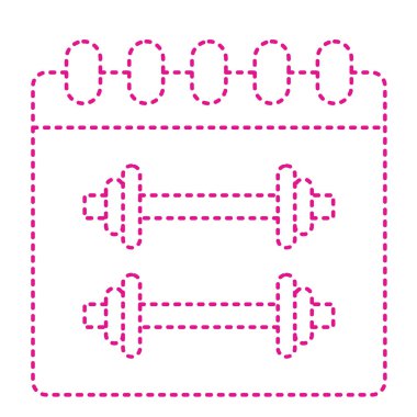 Takvim simgesi vektör illüstrasyon tasarımı