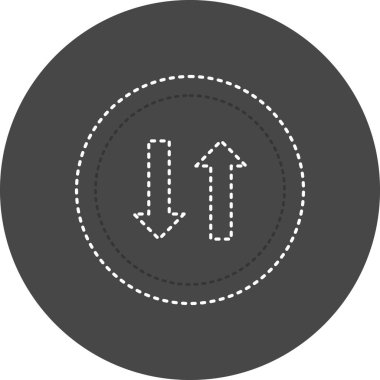 road sign. trendy flat color design icon template for web mobile apps 