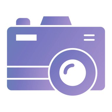 kamera simgesi vektör illüstrasyonu