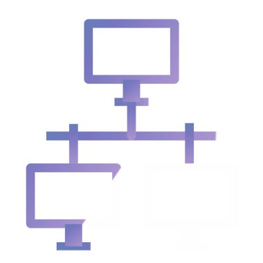 ağ paylaşımı. Basit resimleme