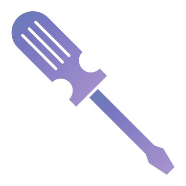 Tornavida. Web simgesi basit illüstrasyon