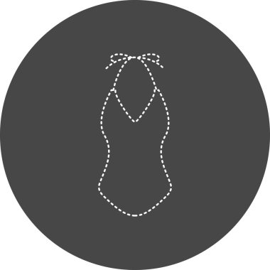 vector illustration of a female clothes 