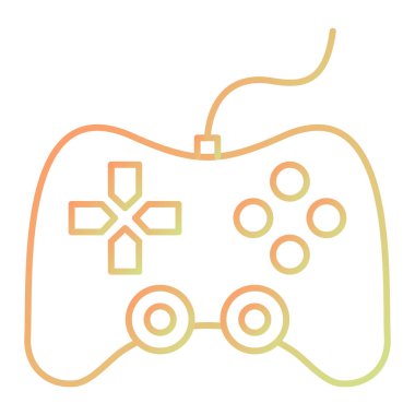 joystick simgesi vektör illüstrasyonu