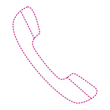 telefon merkezi simge vektör çizimi tasarımı