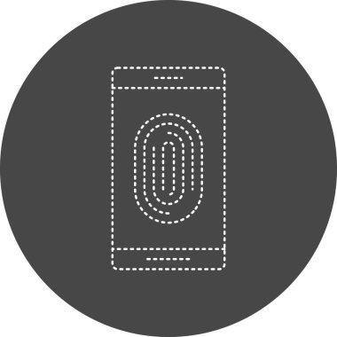 Mobile web icon simple illustration