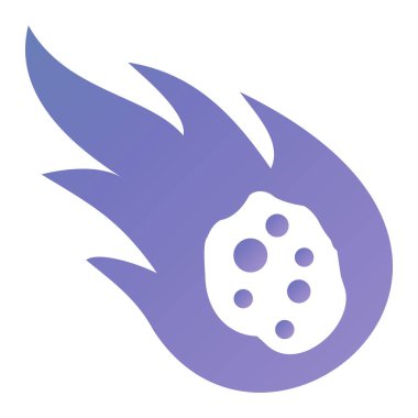 Ay. Web simgesi basit illüstrasyon