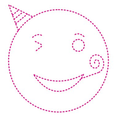 face mask icon isolated on white background