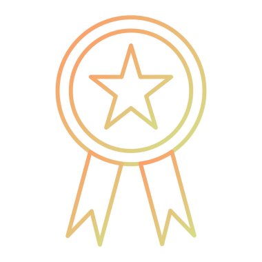 ödül simgesi vektör illüstrasyonu