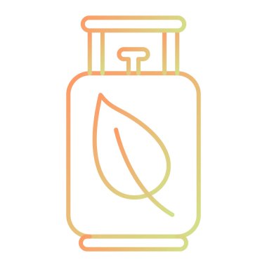 Bir şişe simgesinin vektör illüstrasyonu