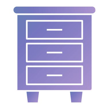 Dolap. Web simgesi basit illüstrasyon