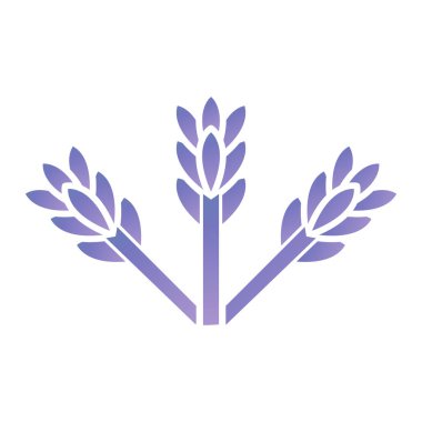 Buğday simgesi vektör illüstrasyonu