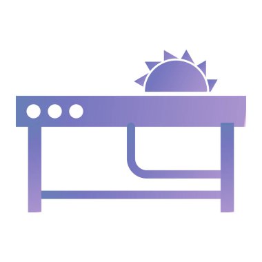 Güneş Simgesi Vektör illüstrasyonu