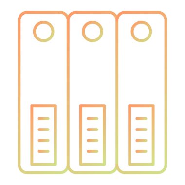 Abstract file folder. simple illustration