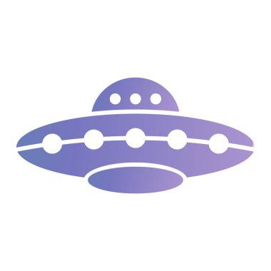 space ship icon. cartoon of planet vector symbol stock web design