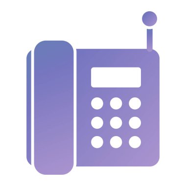 telefon simgesi vektör illüstrasyonu