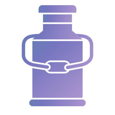 water bottle icon. outline illustration of beer flask vector icons for web