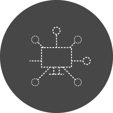 Şebeke. Web simgesi basit tasarım