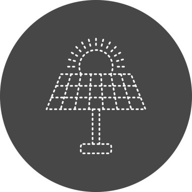 vector illustration of Soalr Panel icon