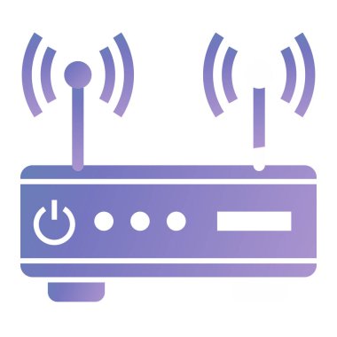 Yönlendirici. Web simgesi basit illüstrasyon