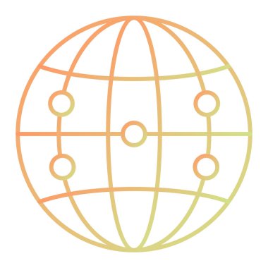 genel ağ simgesi çizimi