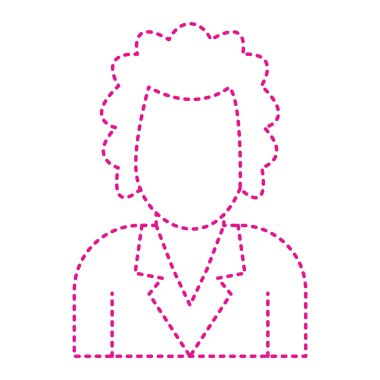 man avatar icon. person user profile and social theme. isolated design. vector illustration