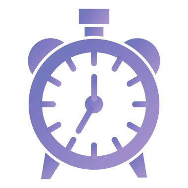 Saat simgesi vektör illüstrasyonu