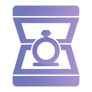 diamond ring icon. simple illustration of perfume vector icons for web