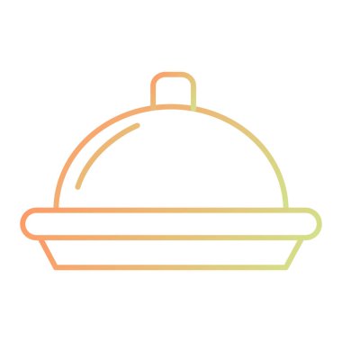 restoran saat simgesi vektör illüstrasyon tasarımı