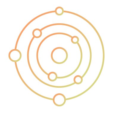 uzay simgesinin vektör illüstrasyonu