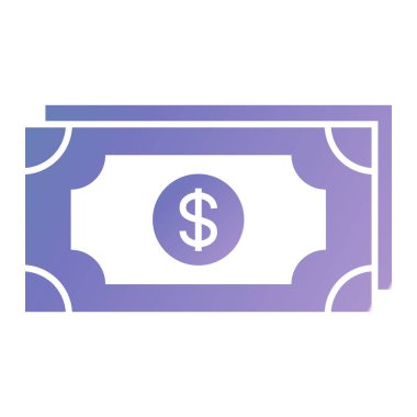 Para için. Web simgesi basit illüstrasyon