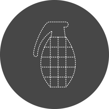 El bombası simgesinin vektör illüstrasyonu