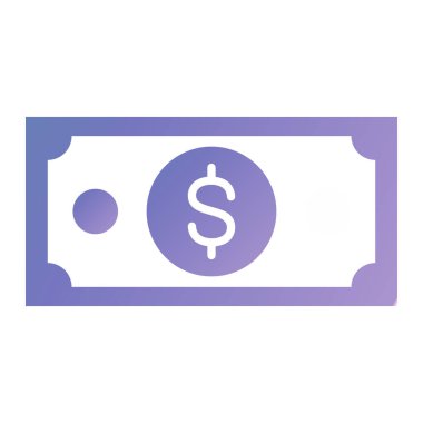 Para için. Web simgesi basit illüstrasyon