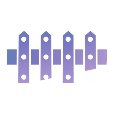 domino icon. simple illustration of wooden ladder vector icons for web