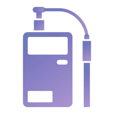 car battery icon. outline illustration