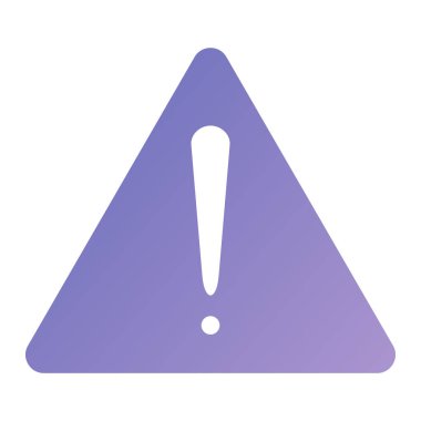 exclamation mark icon. simple illustration of alert warning symbol vector icons for web design isolated on white background