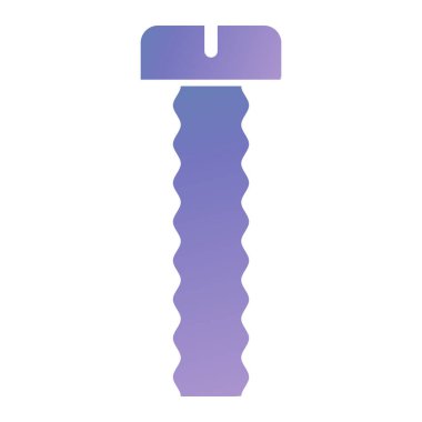 nail icon. isometric of screw vector icons for web design isolated on white background