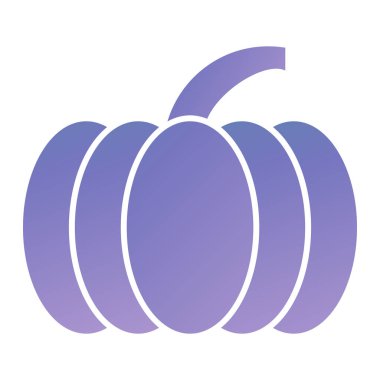 halloween pumpkin icon. outline illustration of sweet eggplant vector icons for web