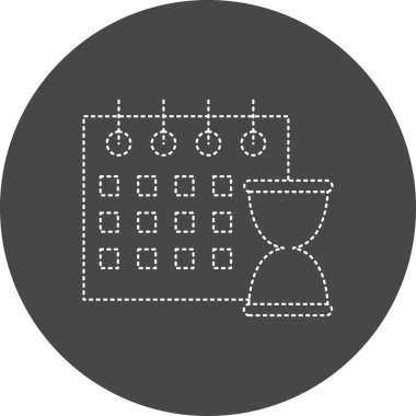 vektör Takvimi Simgesi illüstrasyonu