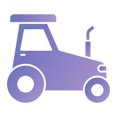 car transport icon vector. outline auto mower sign. isolated contour symbol illustration