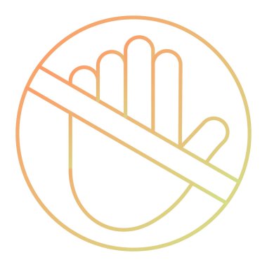 İnsanların ikonu yok. Beyzbol vektör işaretinin özet çizimi