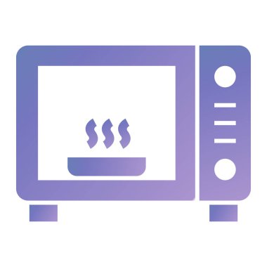 Fırın. Web simgesi basit illüstrasyon