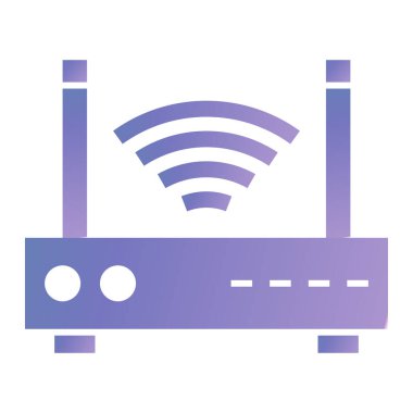 Yönlendirici. Web simgesi basit illüstrasyon