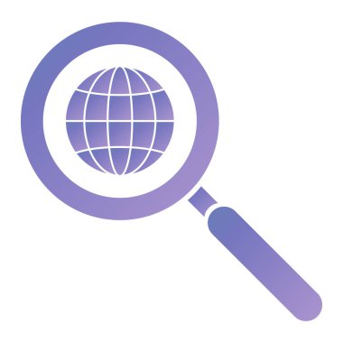 Arama simgesi vektör illüstrasyonu