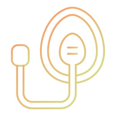 kulaklık simgesi vektör illüstrasyonu